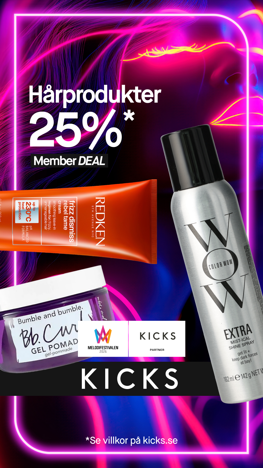 KICKS Facebook ad