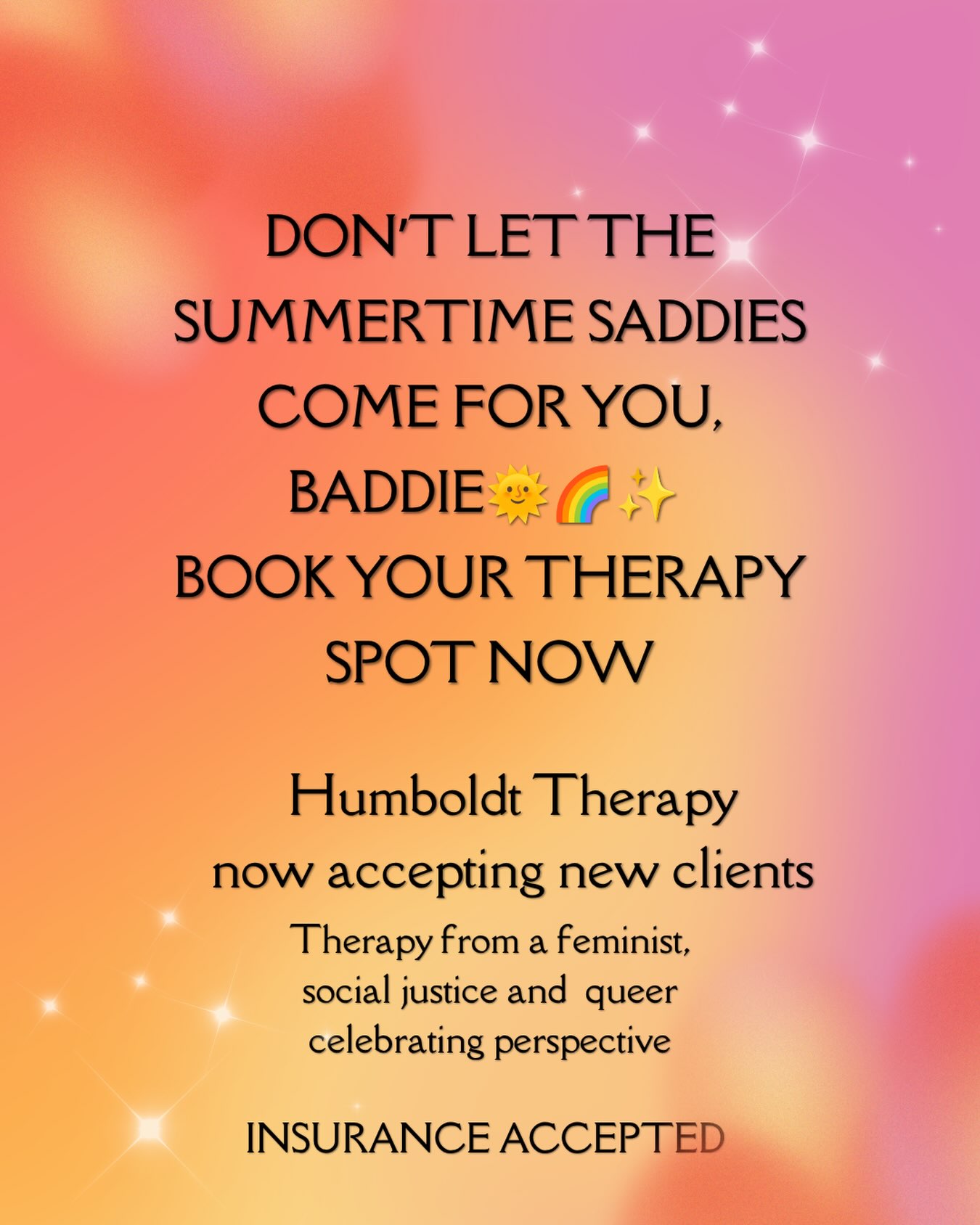 humboldttherapy Facebook ad: Accepting new clients!