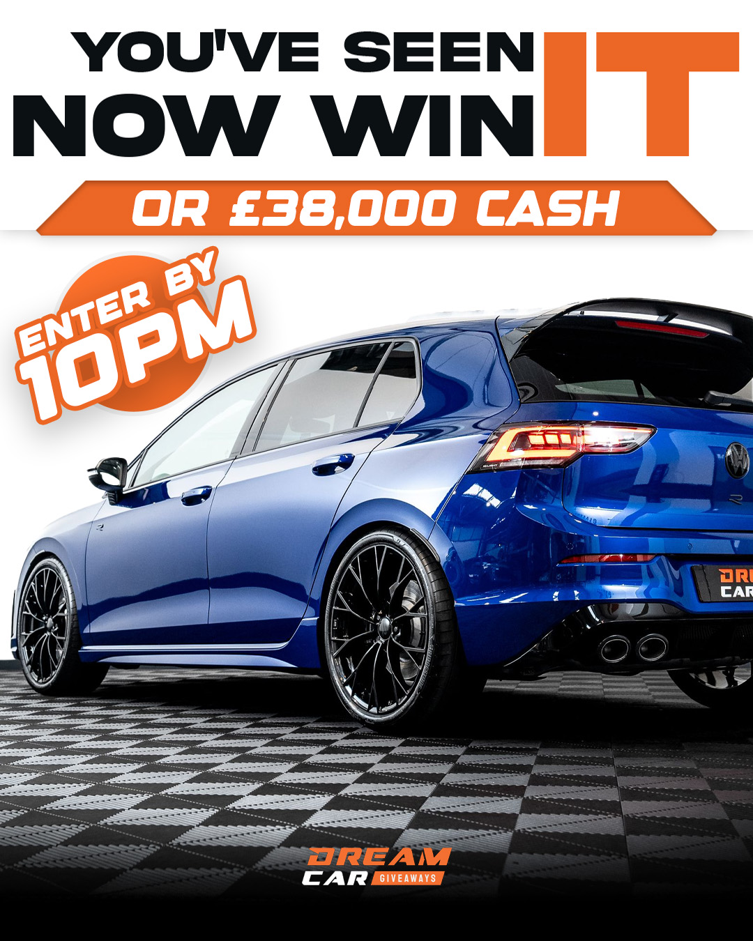 Dream Car Giveaways Facebook ad