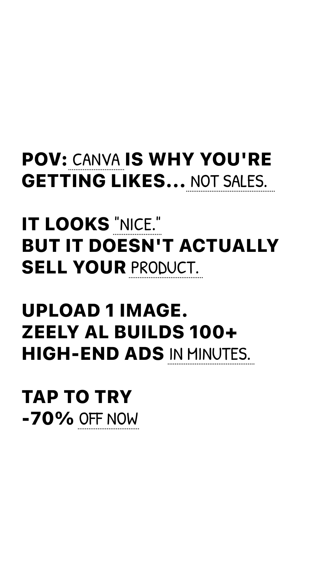 Zeely Facebook ad