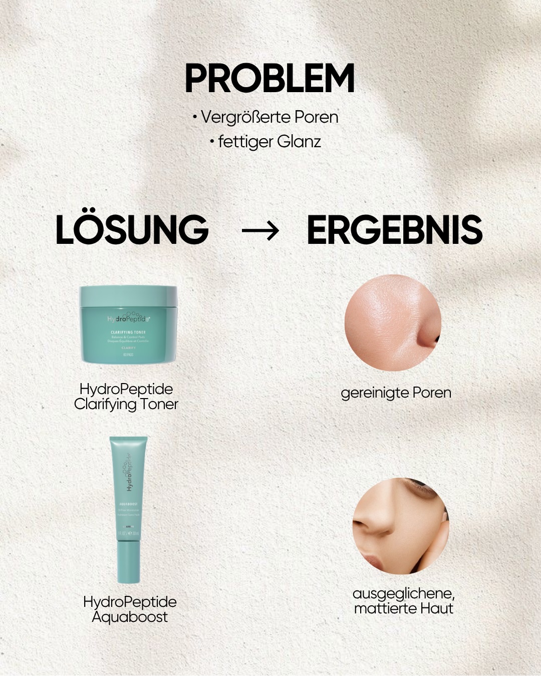 HydroPeptide Deutschland Facebook ad