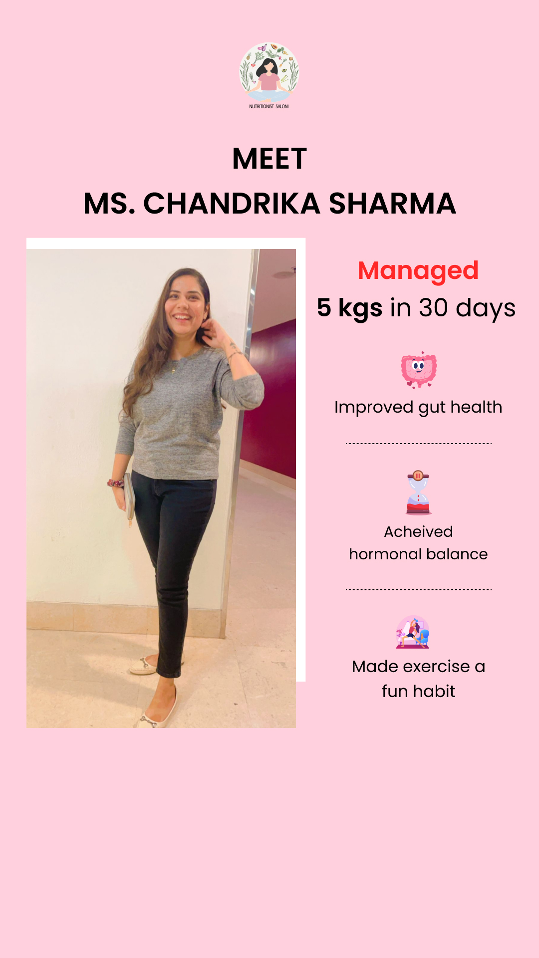 Nutritionist Saloni Facebook ad