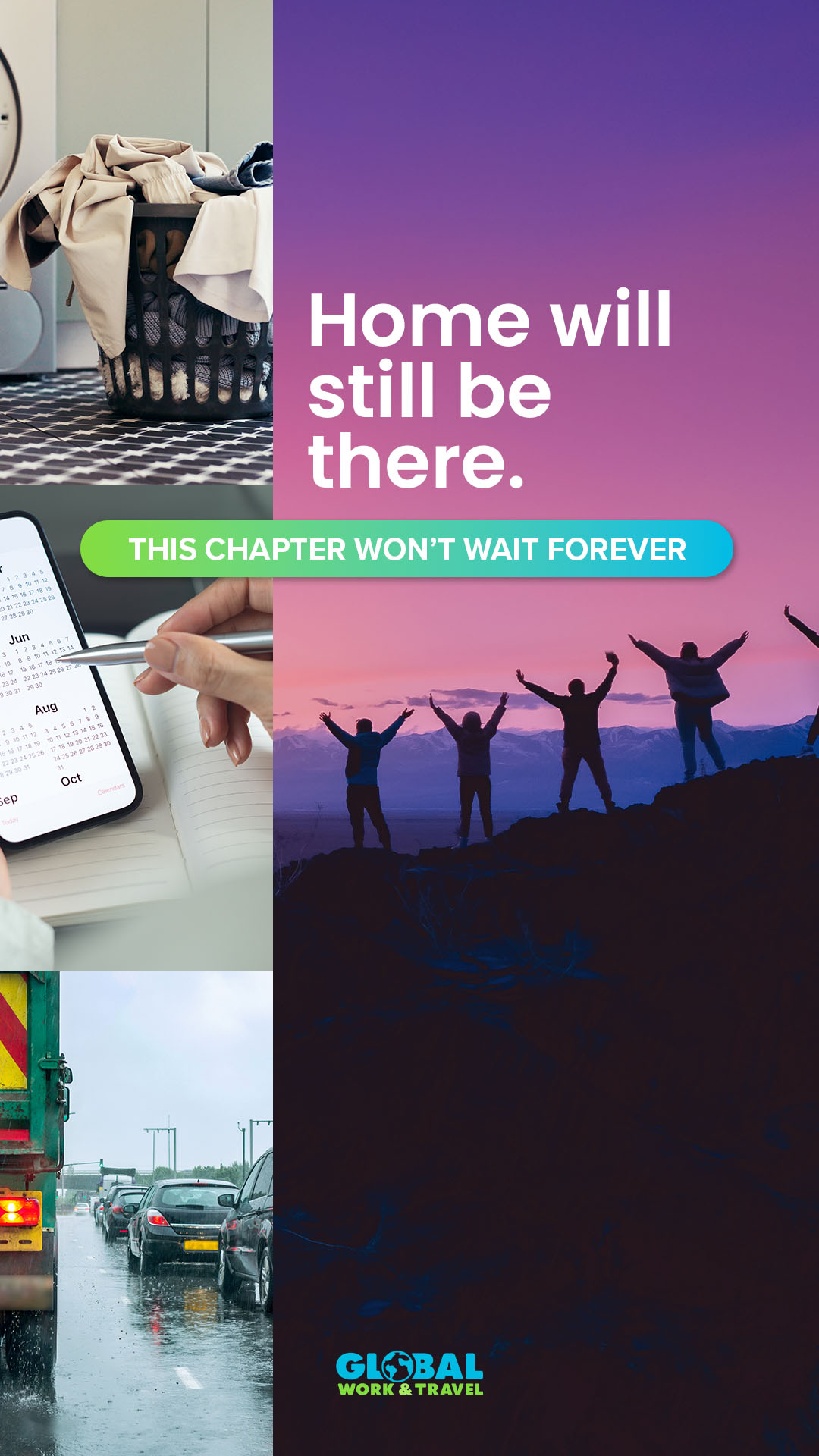 Global Work & Travel Facebook ad