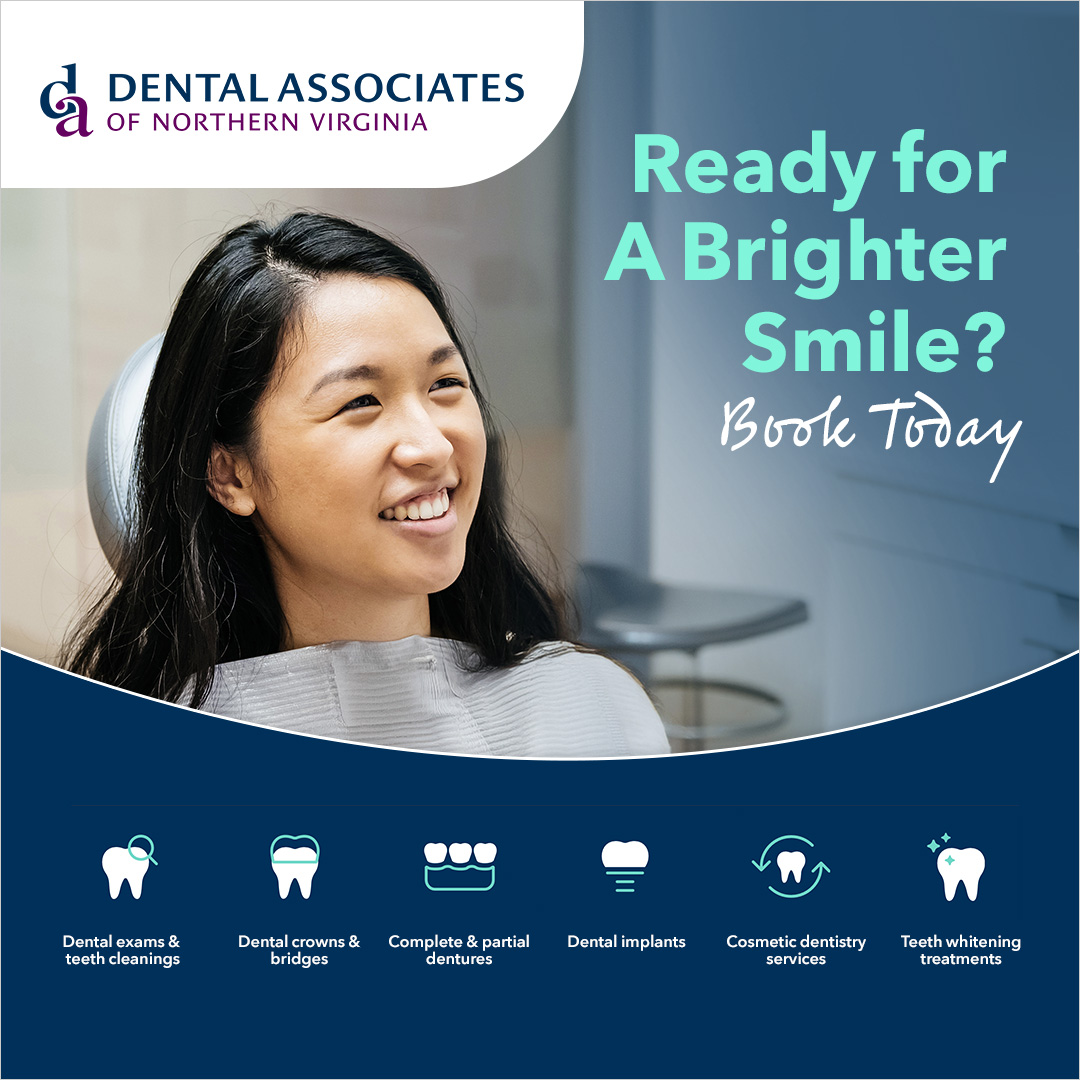 Dental Associates of Northern Virginia - Pinecrest Facebook ad: $99 Emergency Visit + FREE Implant Consultation!