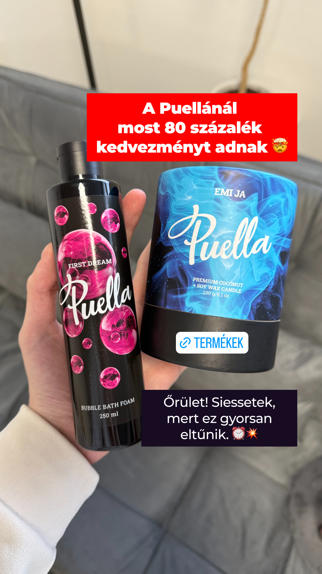 PUELLAillatok.hu Facebook ad from Feb 16, 2026