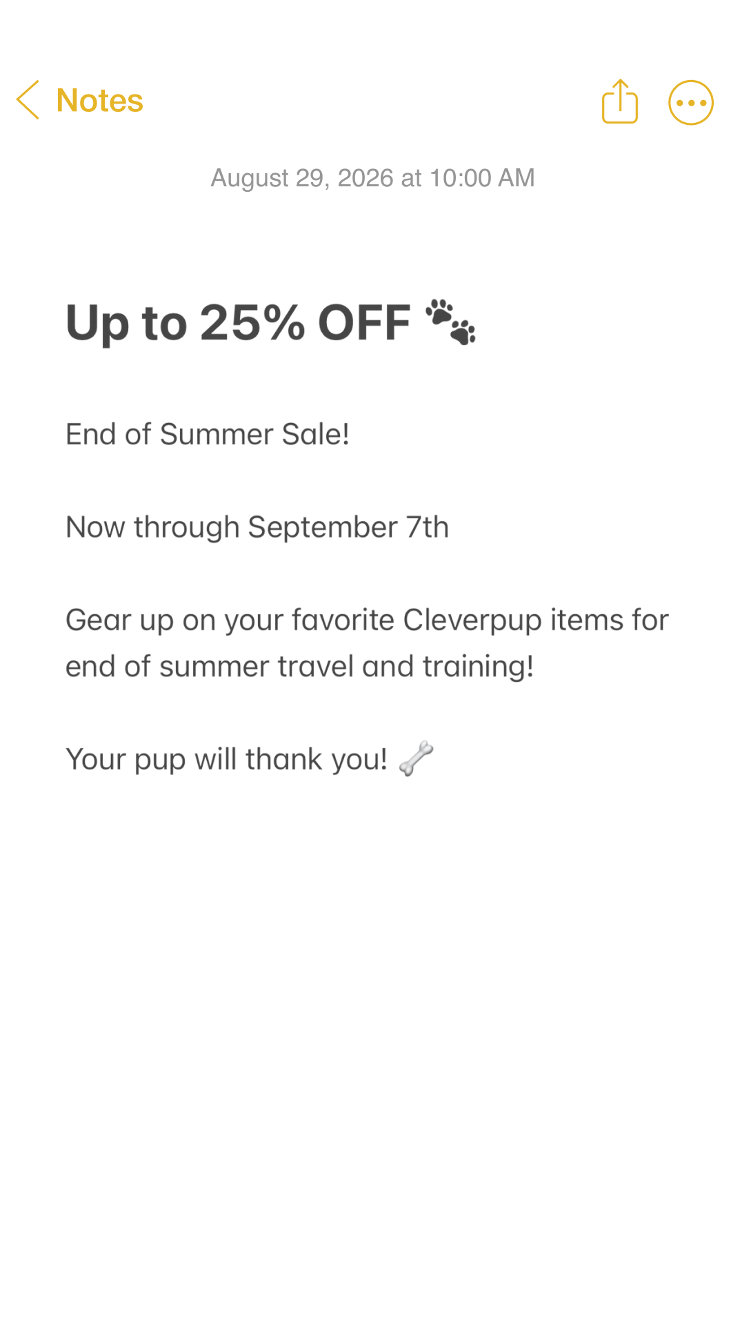 Cleverpup Facebook ad