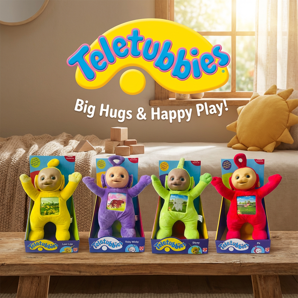 Toyland Treasures Facebook ad: Shop Teletubbies Plush