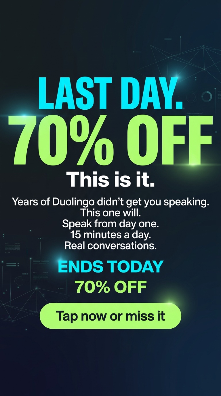 Loora: AI English Tutor Facebook ad