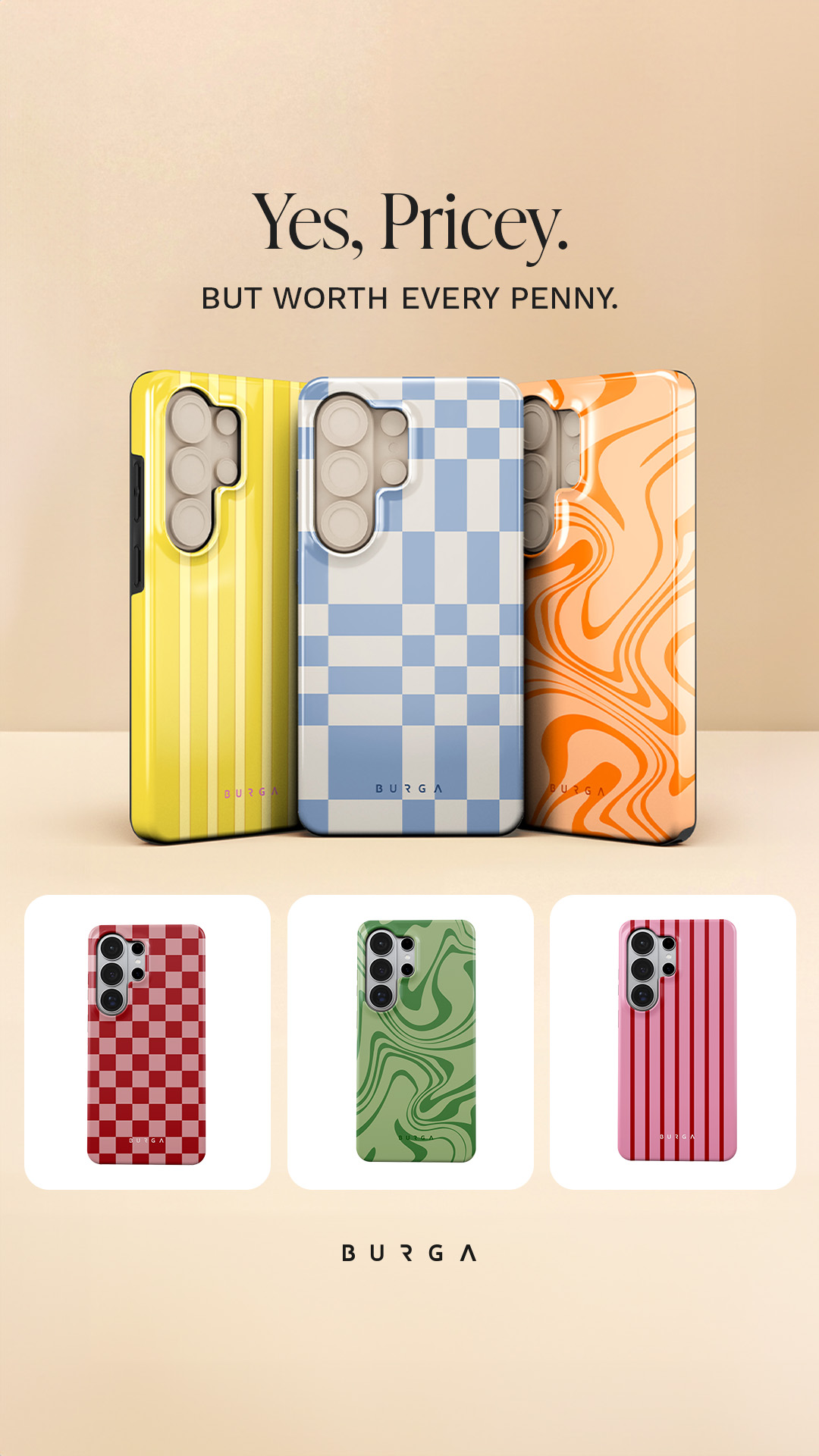 BURGA Cases Facebook ad