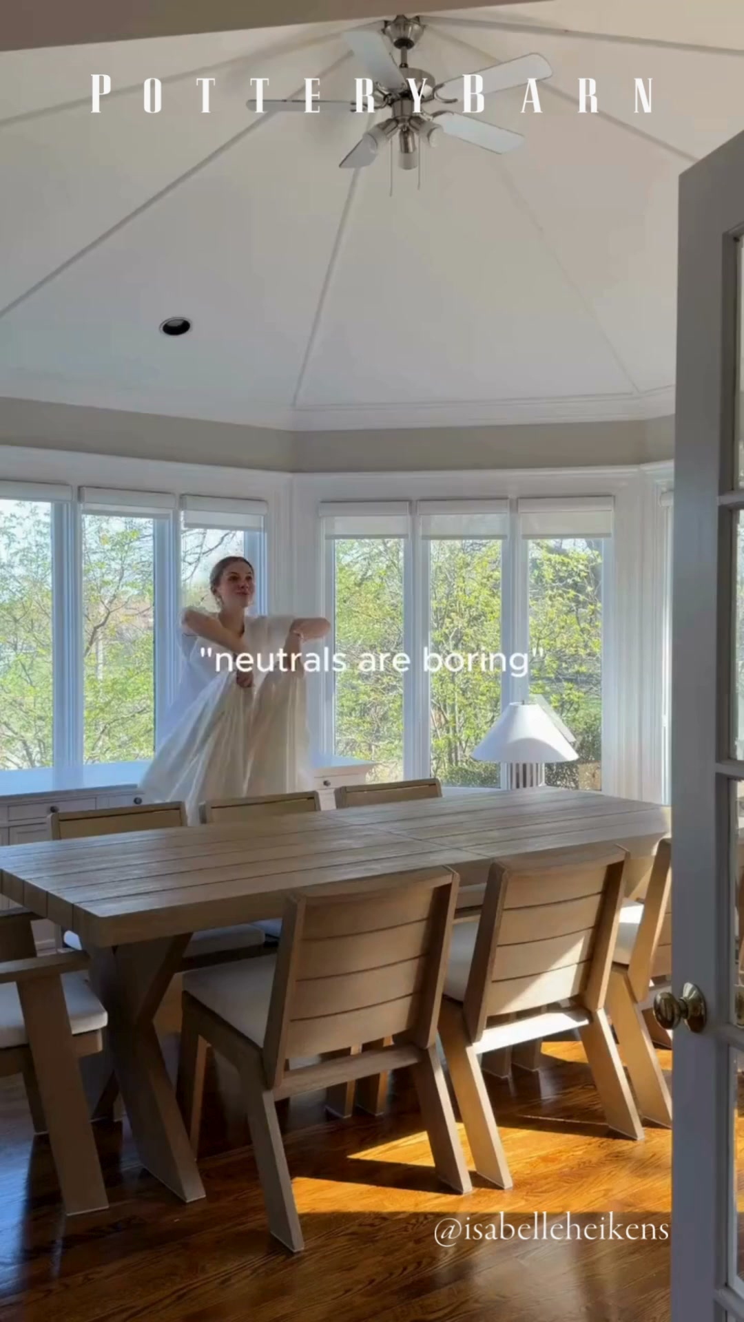 Pottery Barn Facebook ad: Set a Beautiful Neutral Table