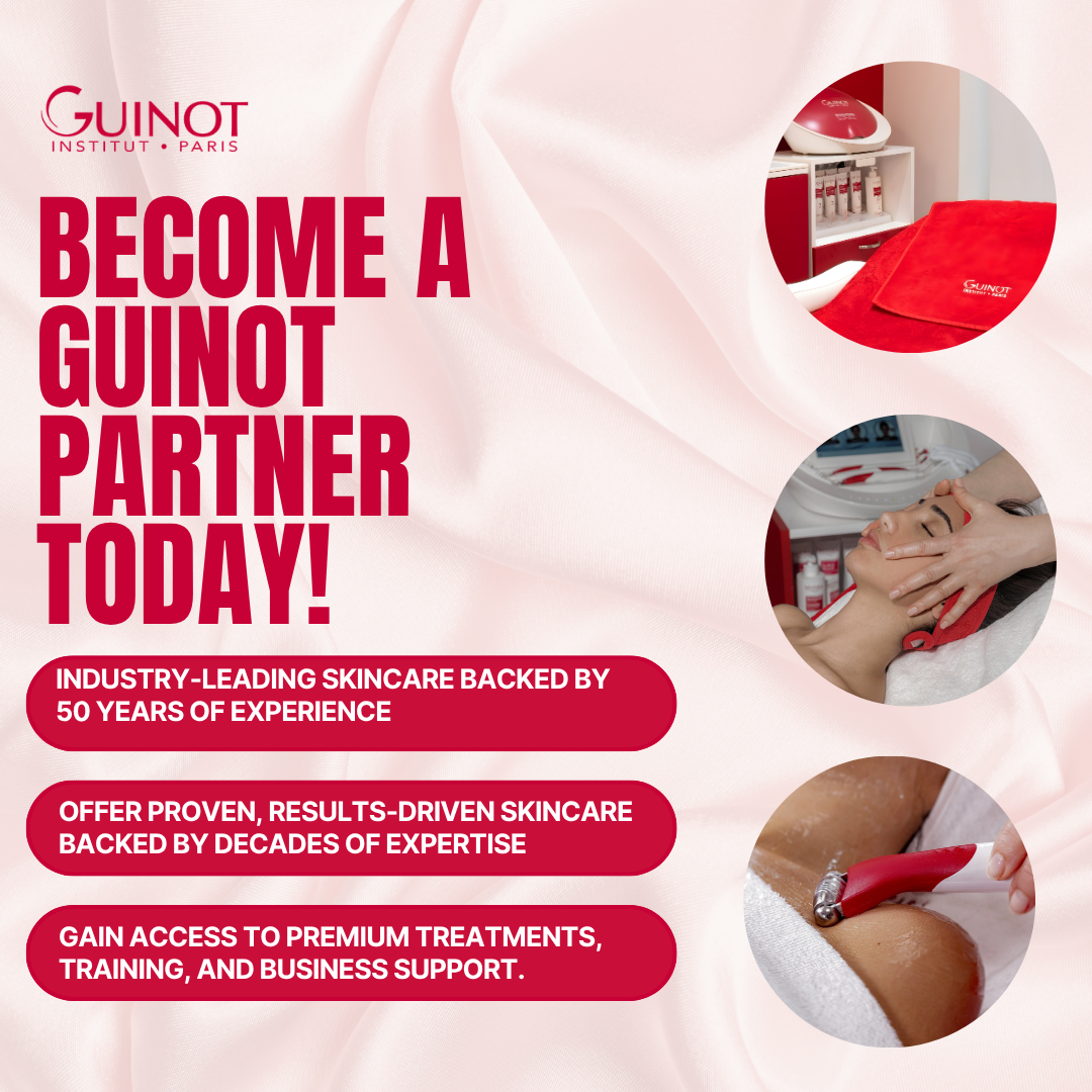 Guinot Facebook ad: Partner with a Global Leader in Professional Skincare