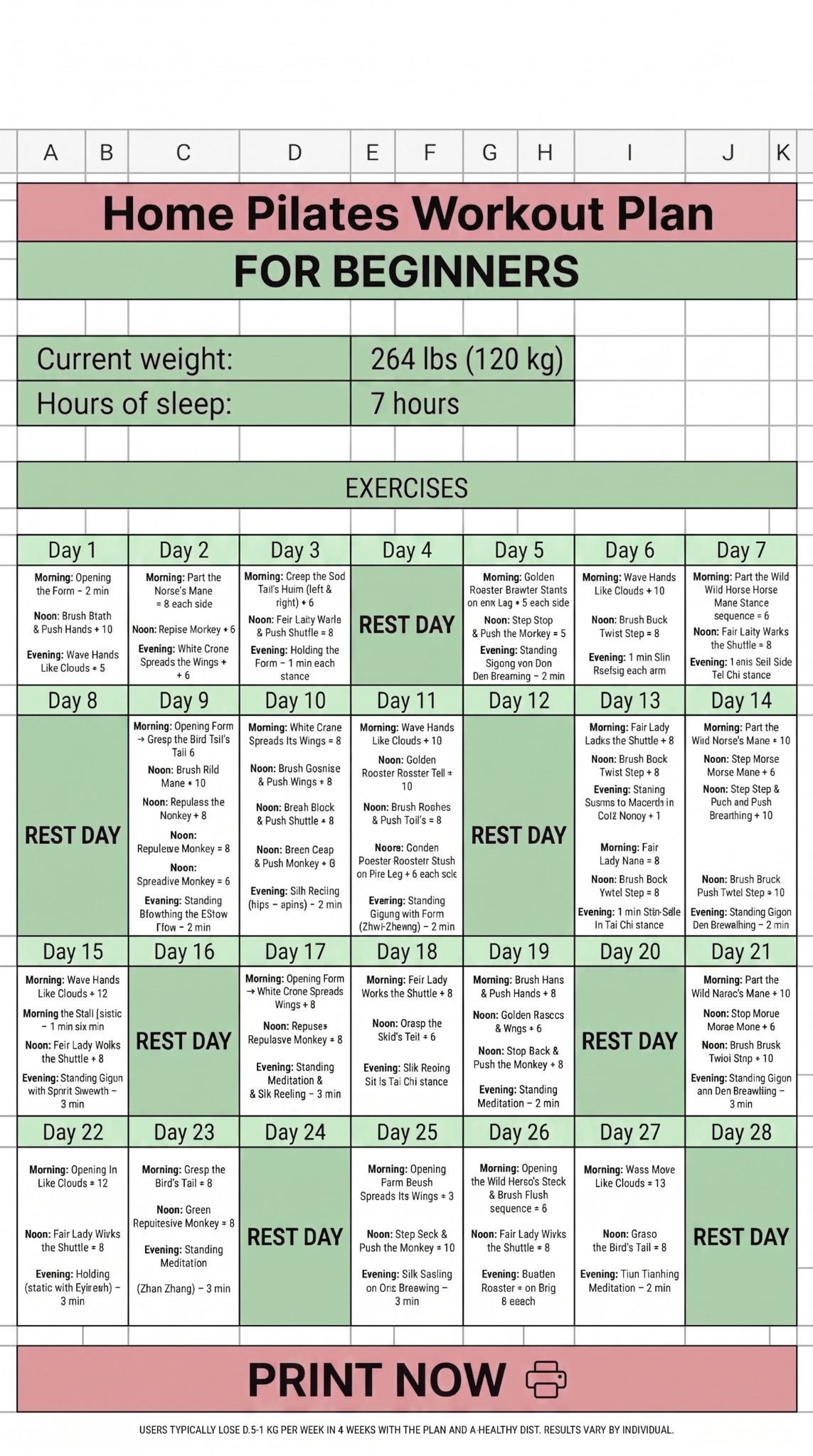 28 Day Challenge Facebook ad