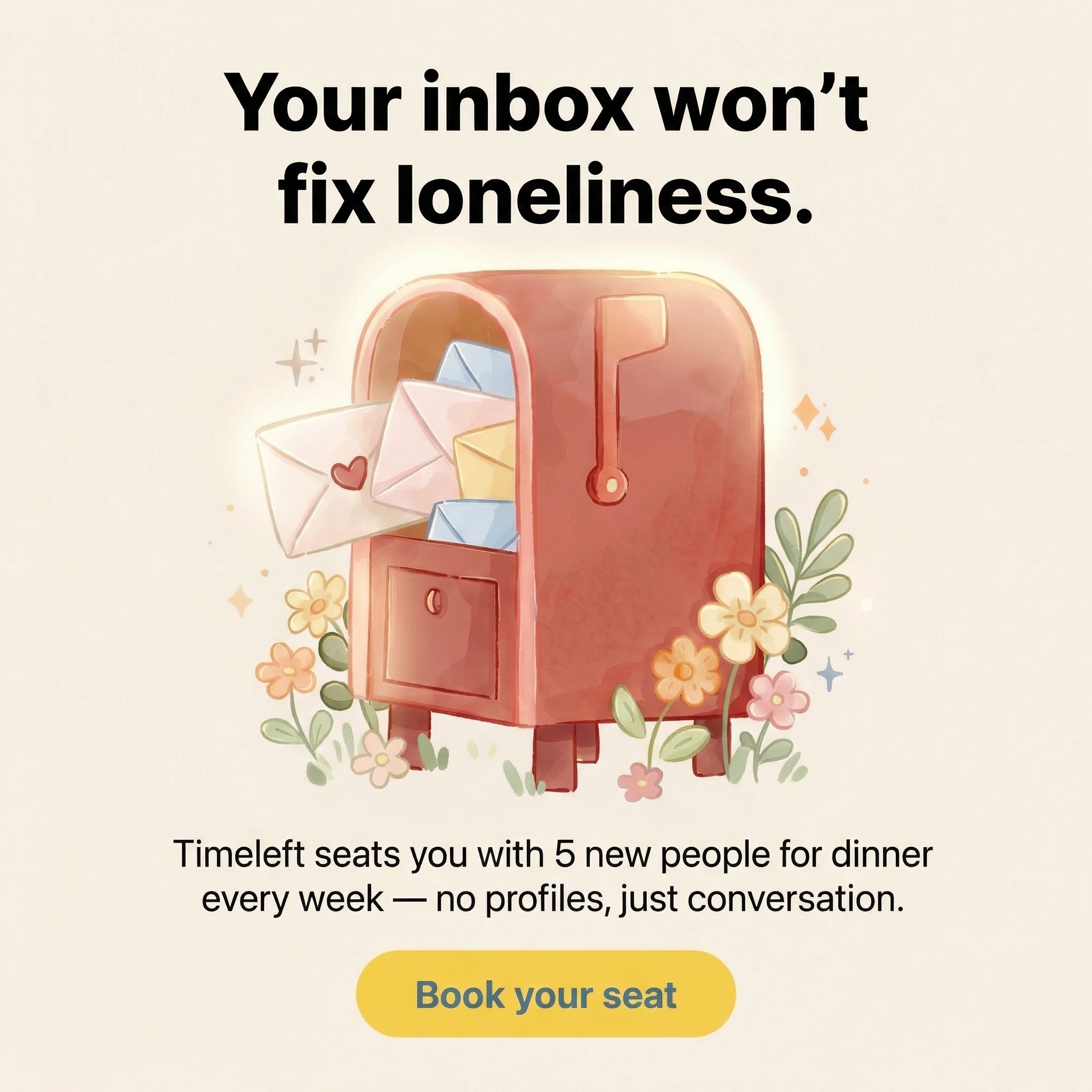 Timeleft Facebook ad