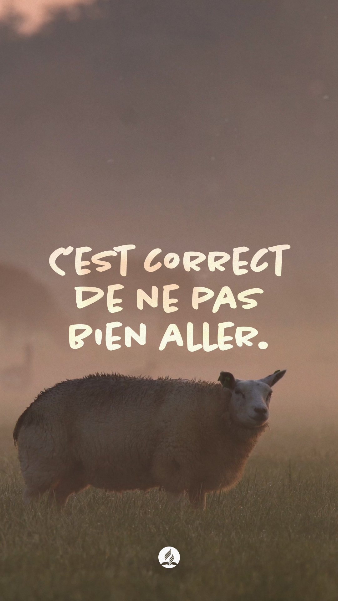 Église Adventiste du Septième Jour Facebook ad: Le monde ne va pas bien.