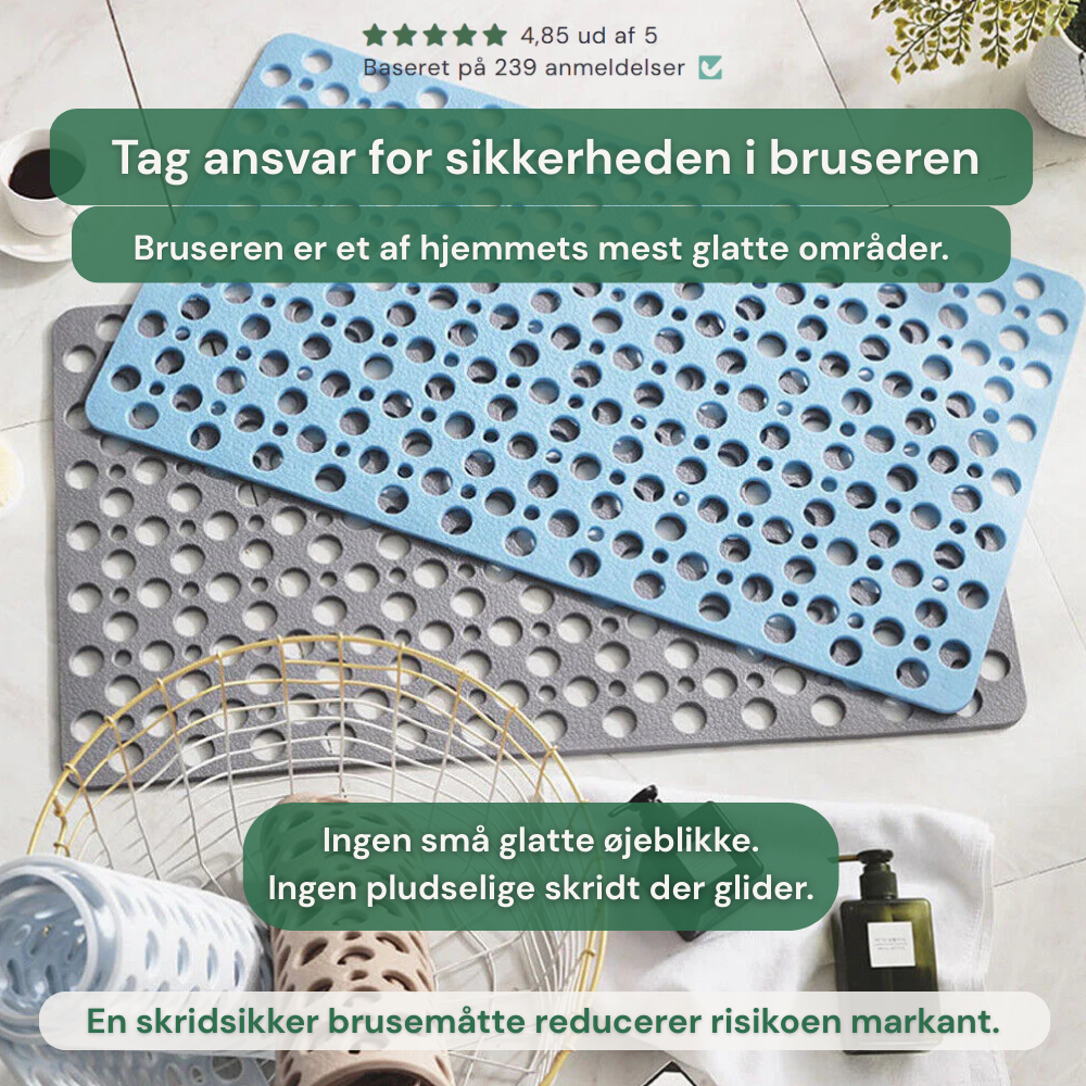Ampzter - Nordic design Facebook ad: Forebyg fald i bruseren