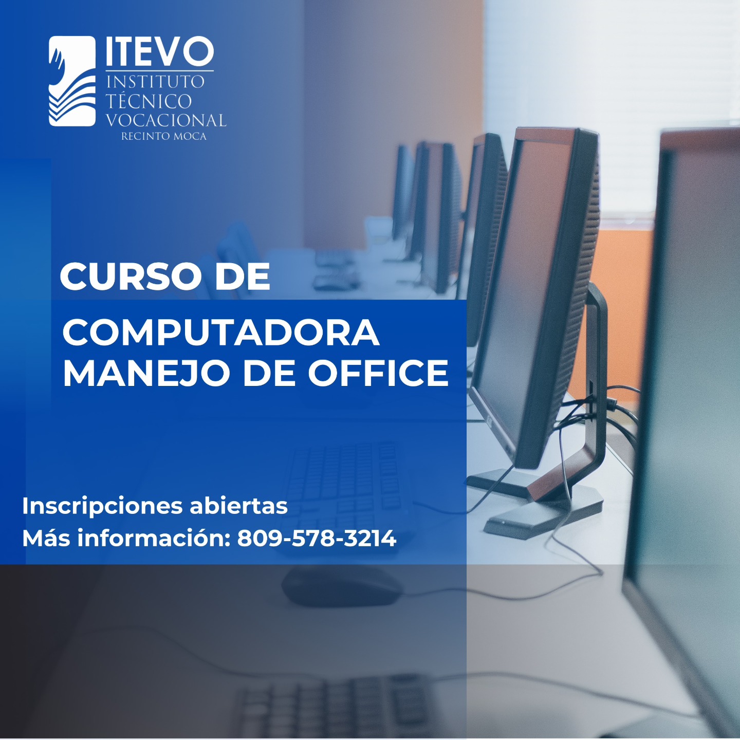 ITEVO Moca Facebook ad: ¡Domina las herramientas de Office!