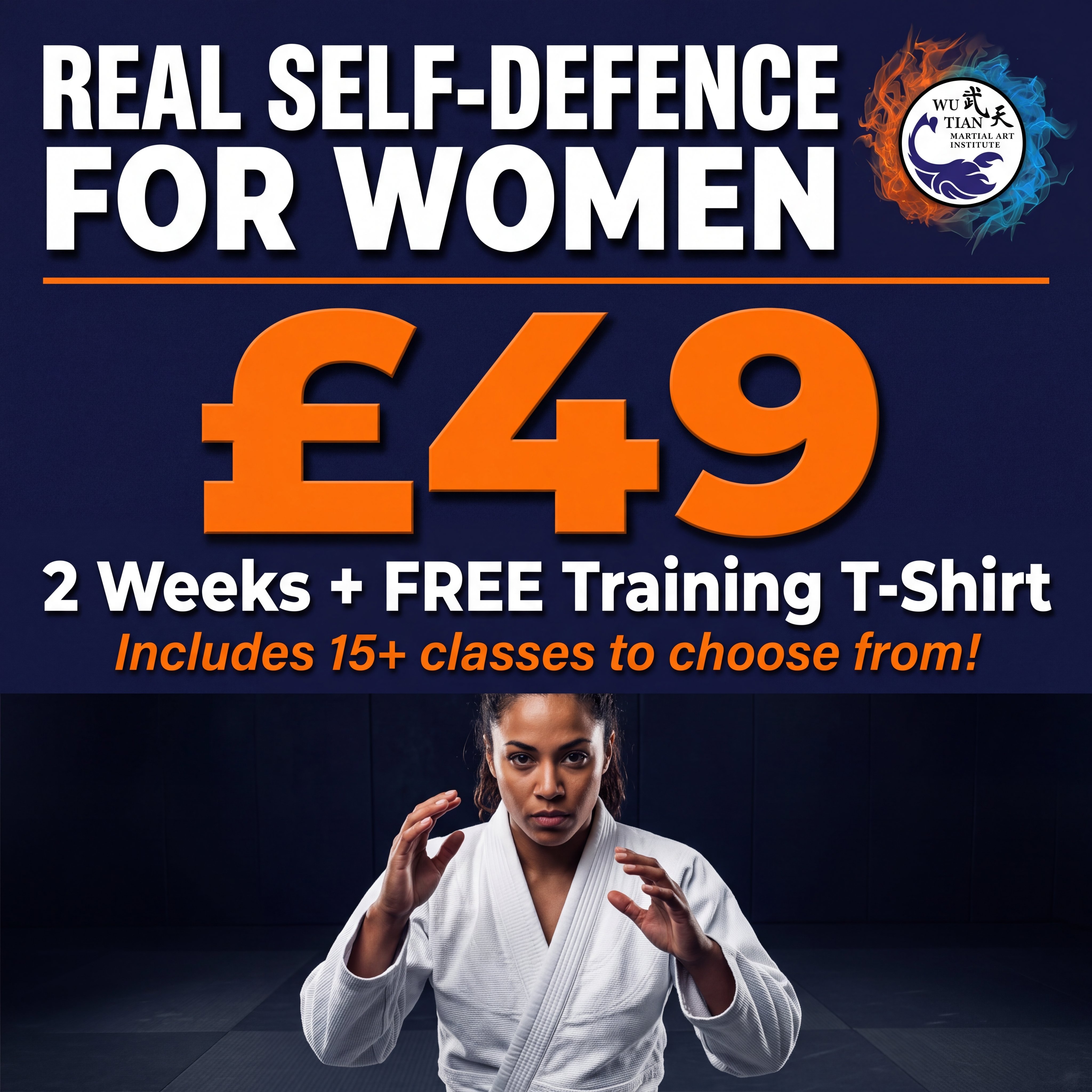 Wutian Martial Art Institute in Isle of Dogs Facebook ad