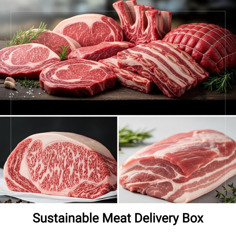 SearchableOnline Wavesight Facebook ad: Sustainable Meat Delivery Box