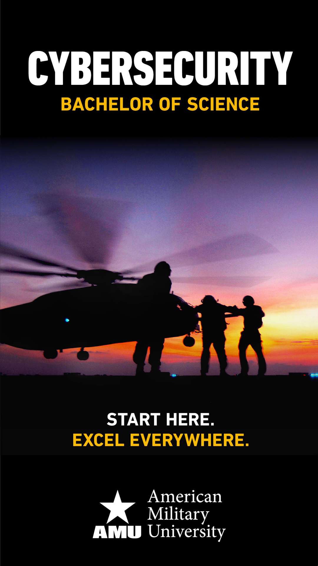 American Military University Facebook ad