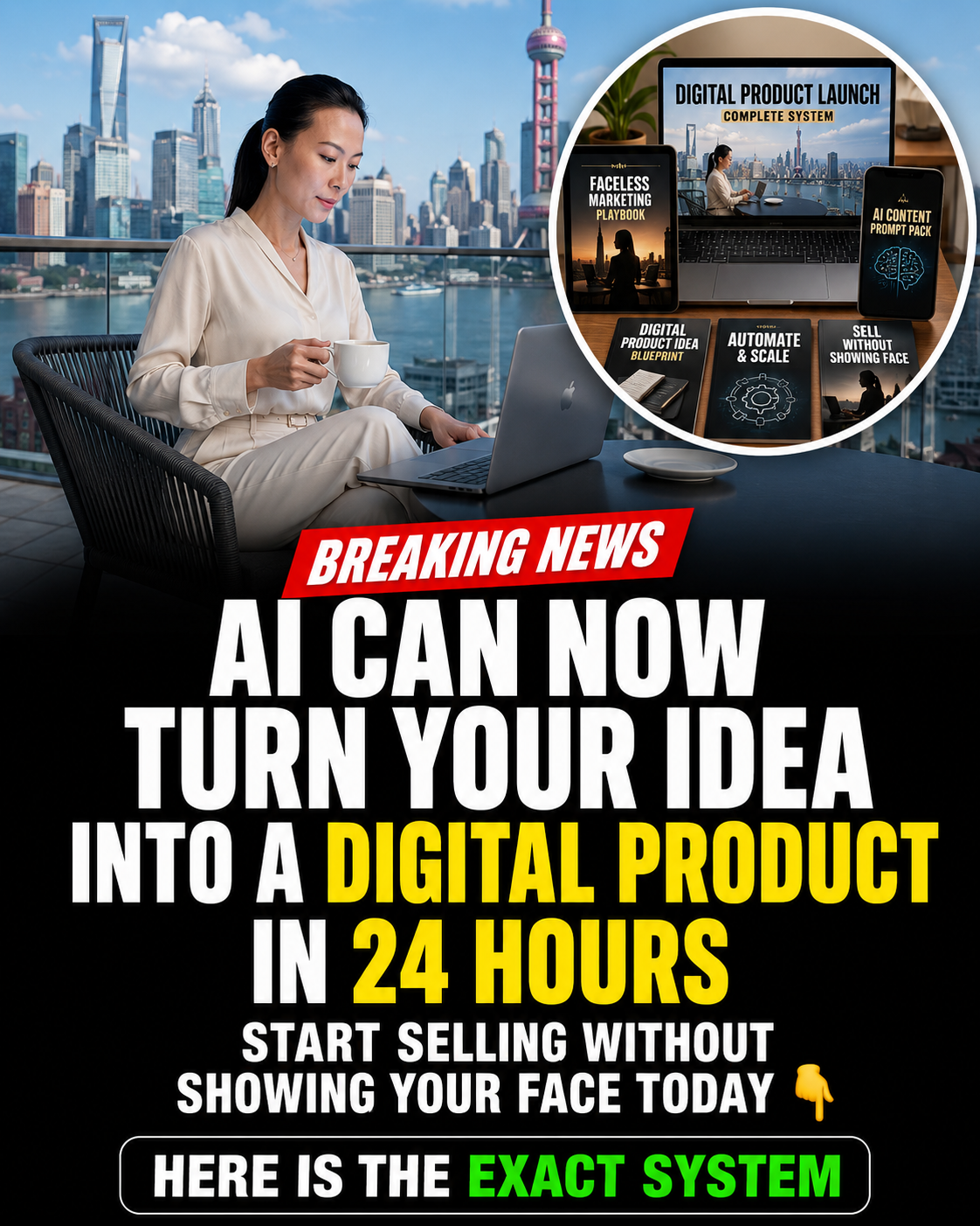 Real Daniel Chou Facebook ad: The prompts behind 40,000 digital businesses