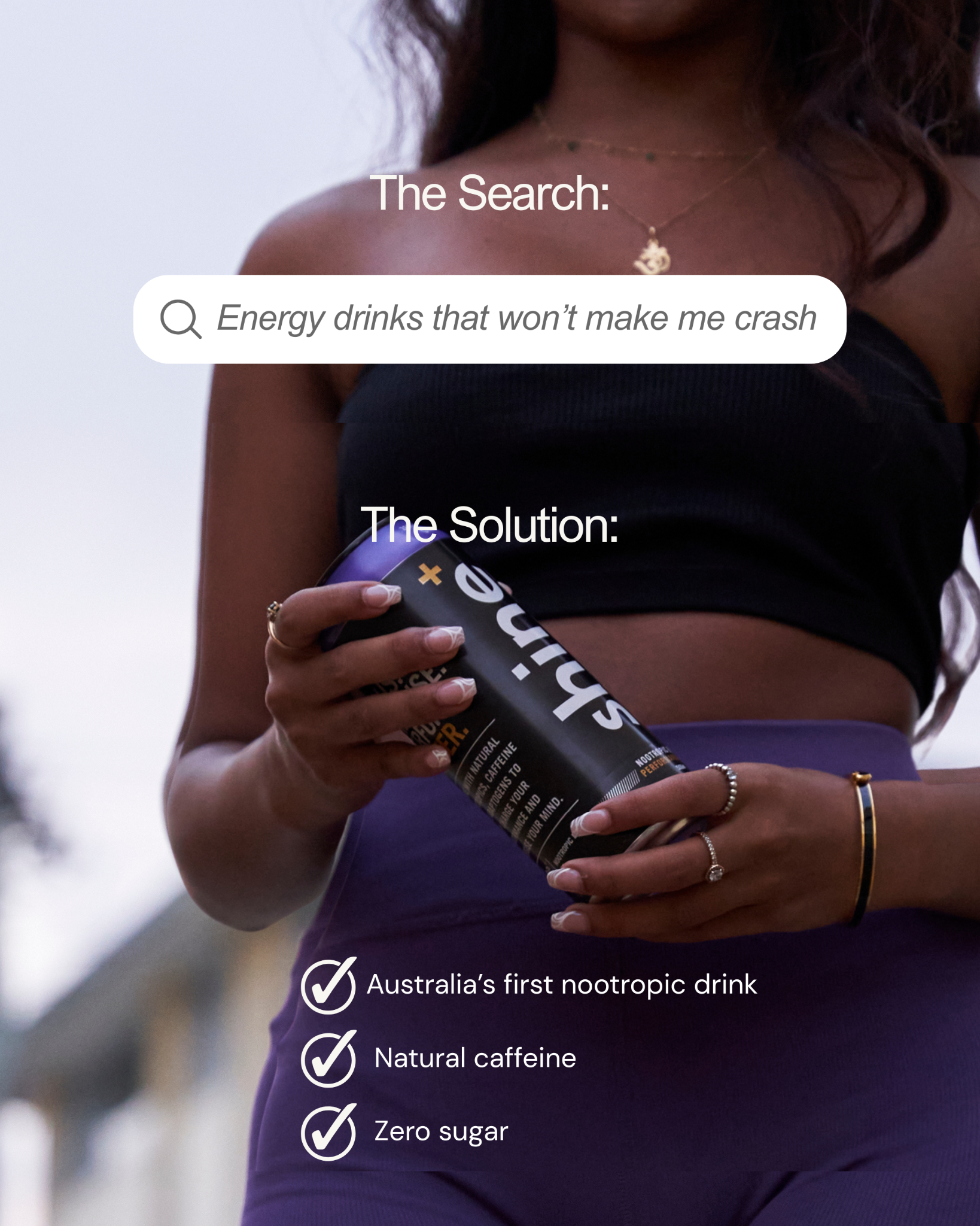 Shine+ Drink Facebook ad