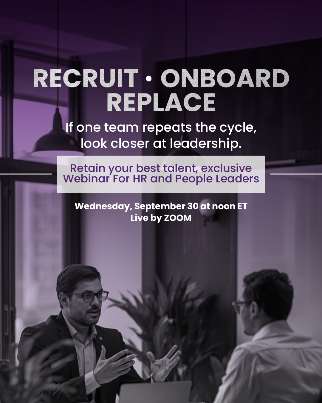 True North Executive Coaching in Washington DC Facebook ad: Break the Turnover Cycle