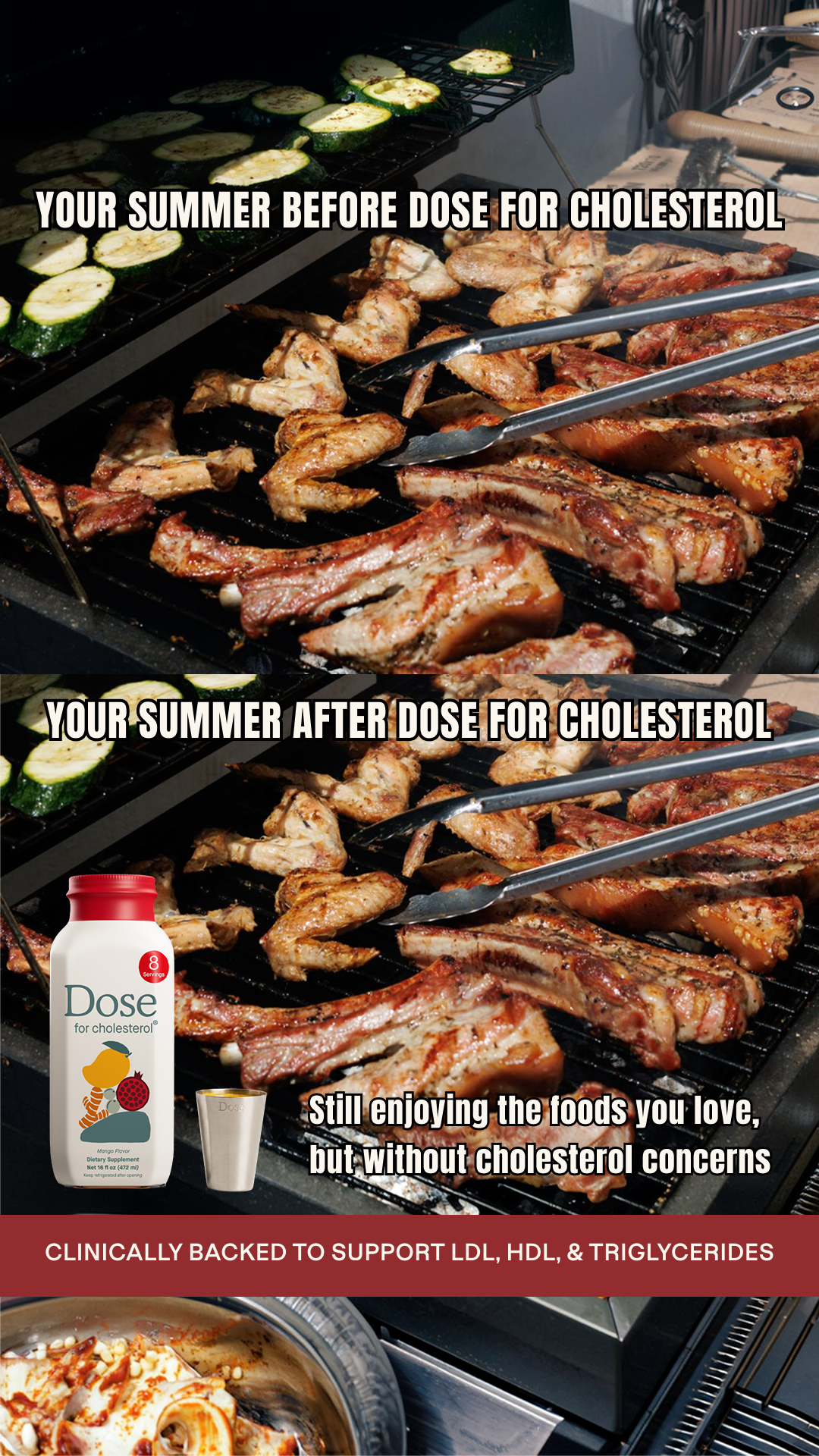 Dose for Cholesterol Facebook ad