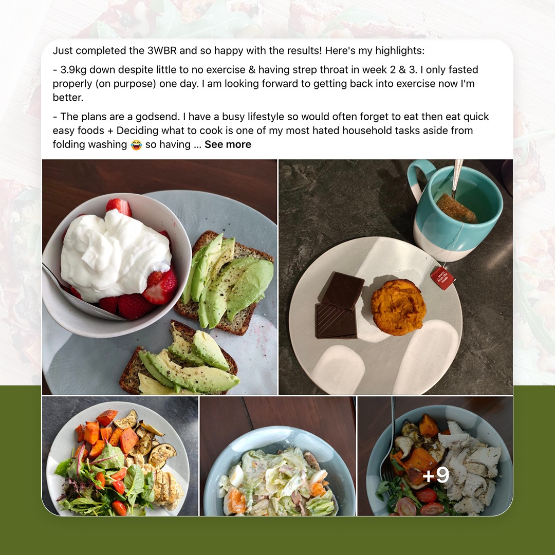 Health With Bec Facebook ad