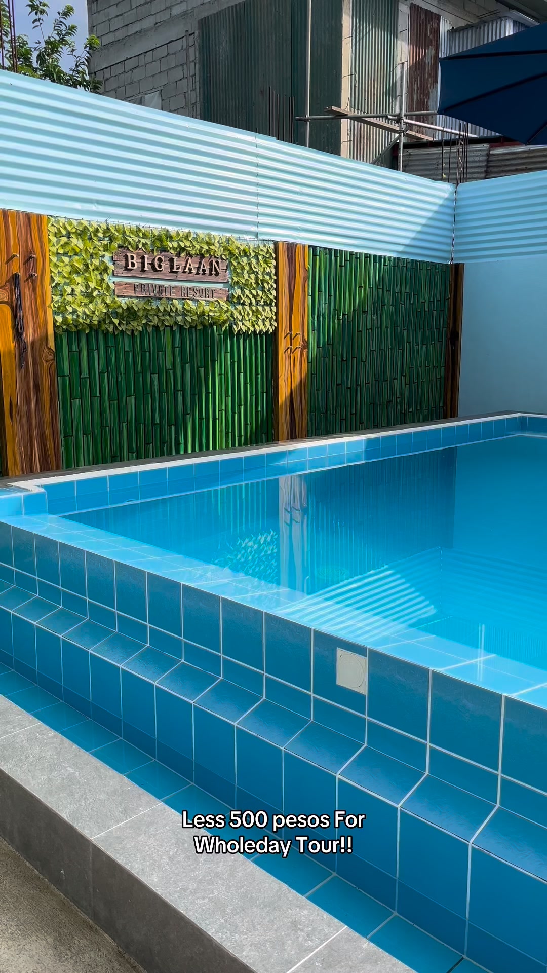 Biglaan Private Resort Facebook ad: BIGLAAN PRIVATE RESORT Biglaan ang pahinga!