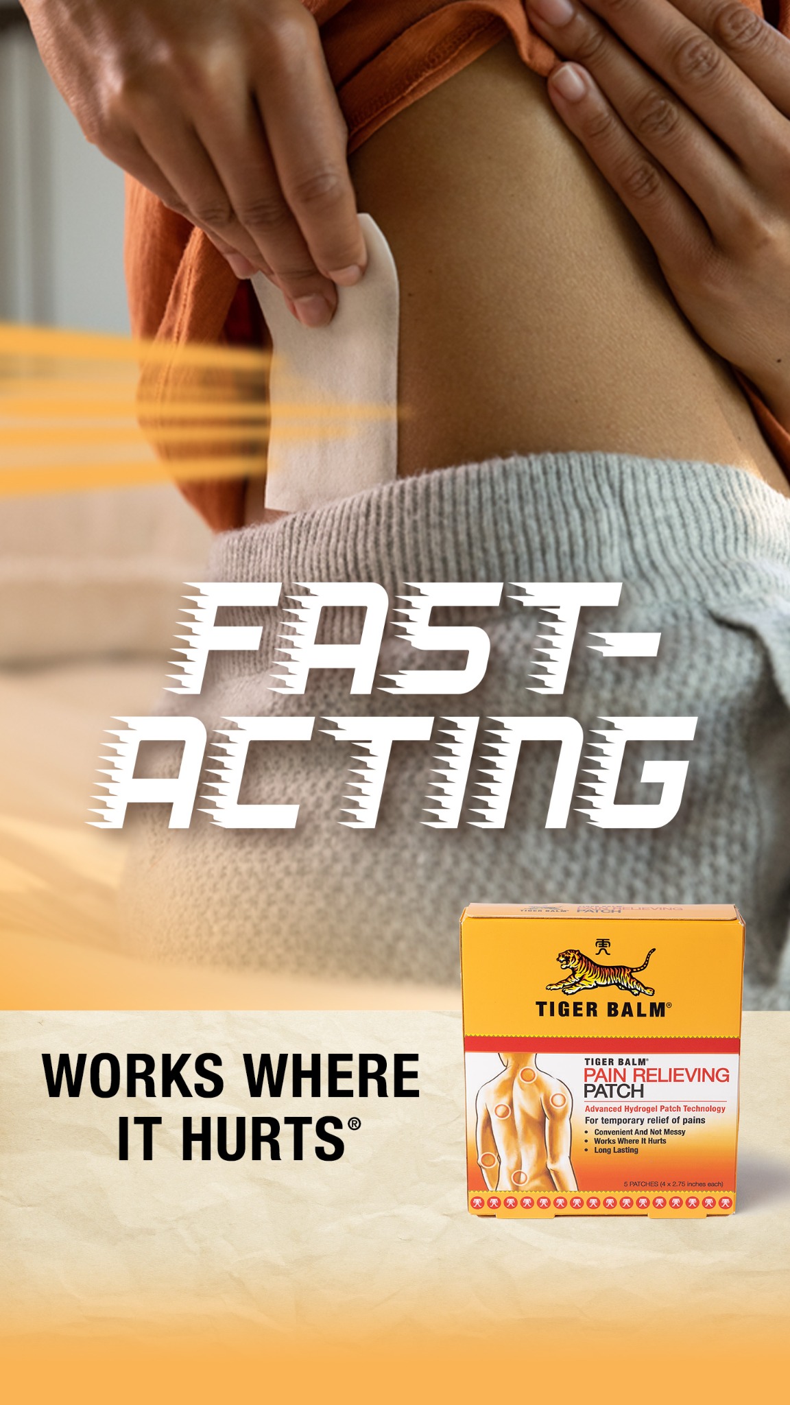 Tiger Balm U.S. Facebook ad