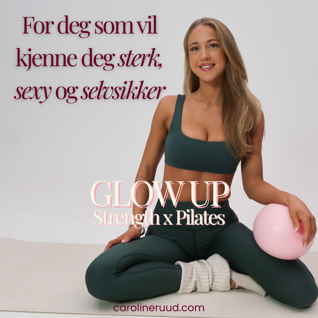 Caroline Ruud Online Coaching Facebook ad: Glow Up x Pilates