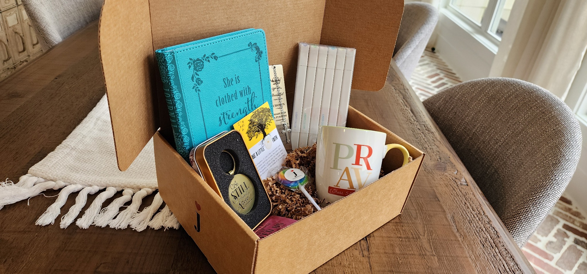 LoveJesus Facebook ad: Monthly Women's Bible Study Box!