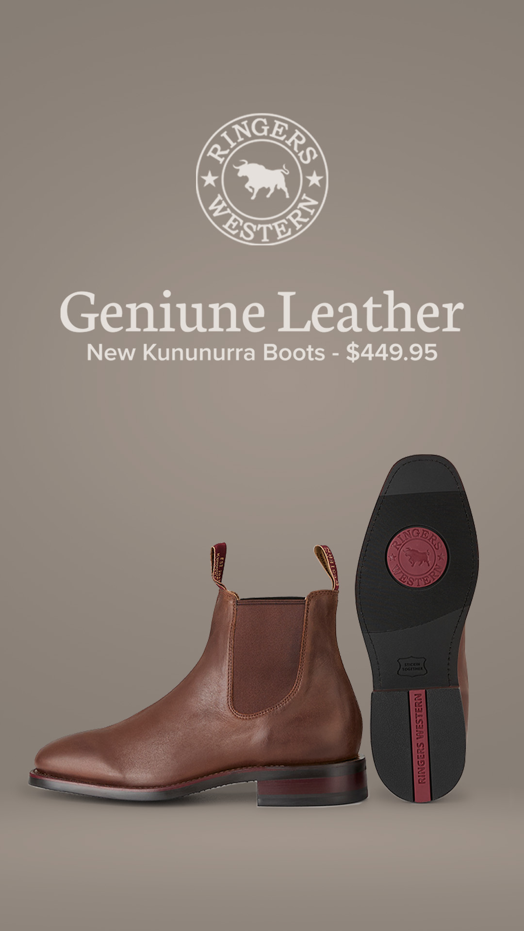 Ringers Western Facebook ad