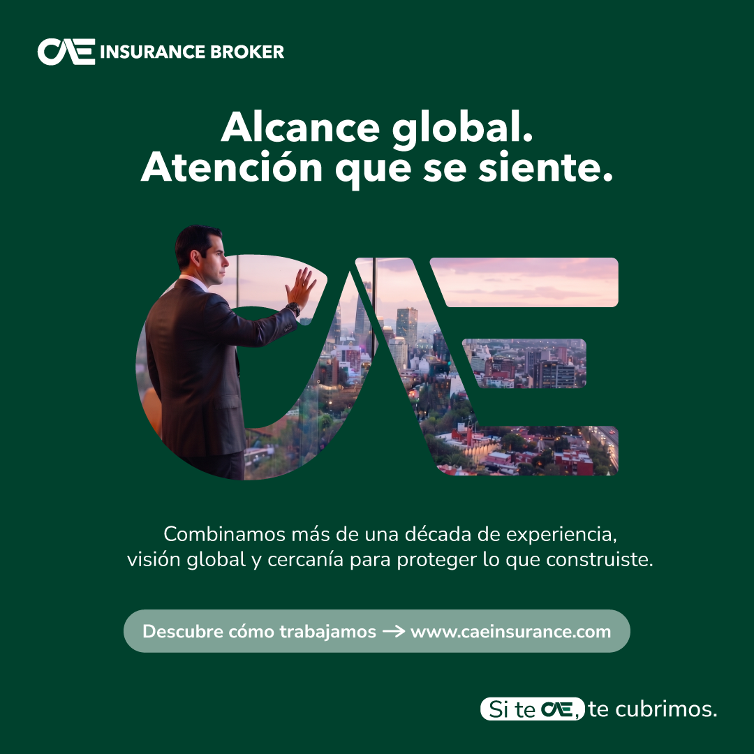 CAE Insurance Facebook ad: Combinamos cercanía local y visión global para proteger tu…