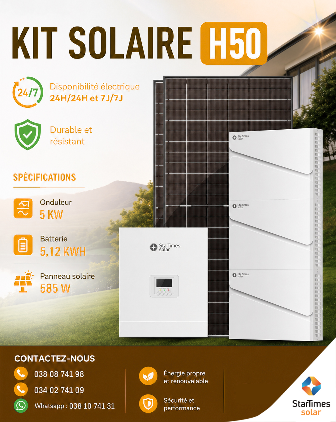 StarTimes solaire - MG Facebook ad: Ny KIT SOLAIRE H50 no vahaolana ho an’ny…