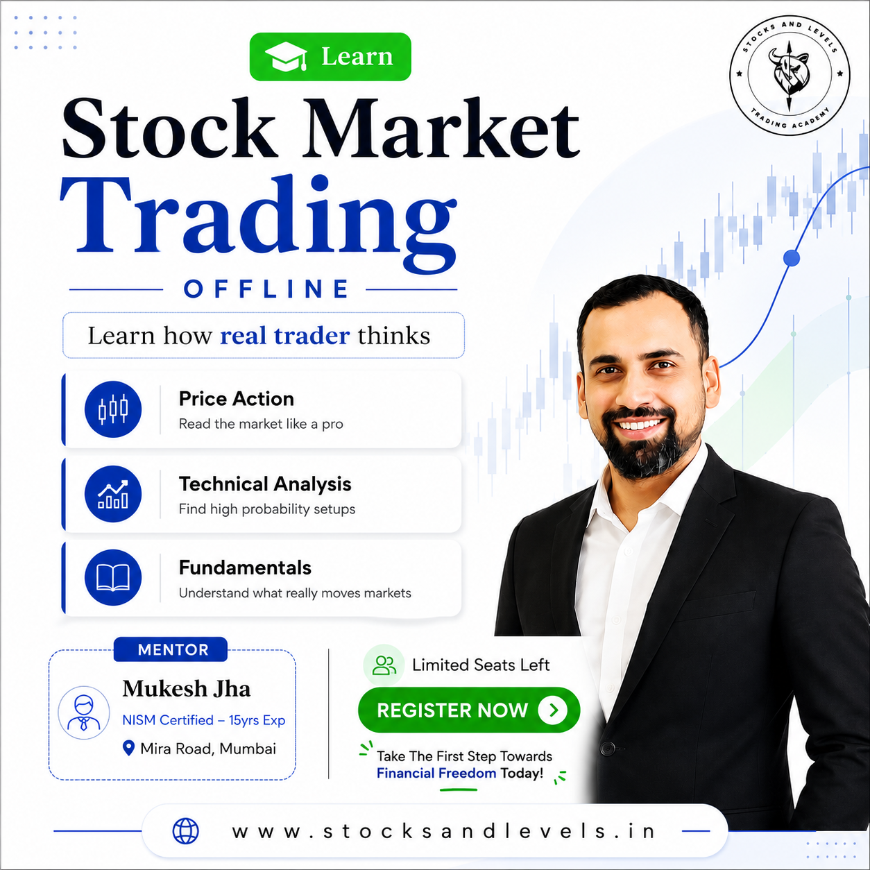 Stocks and levels Facebook ad