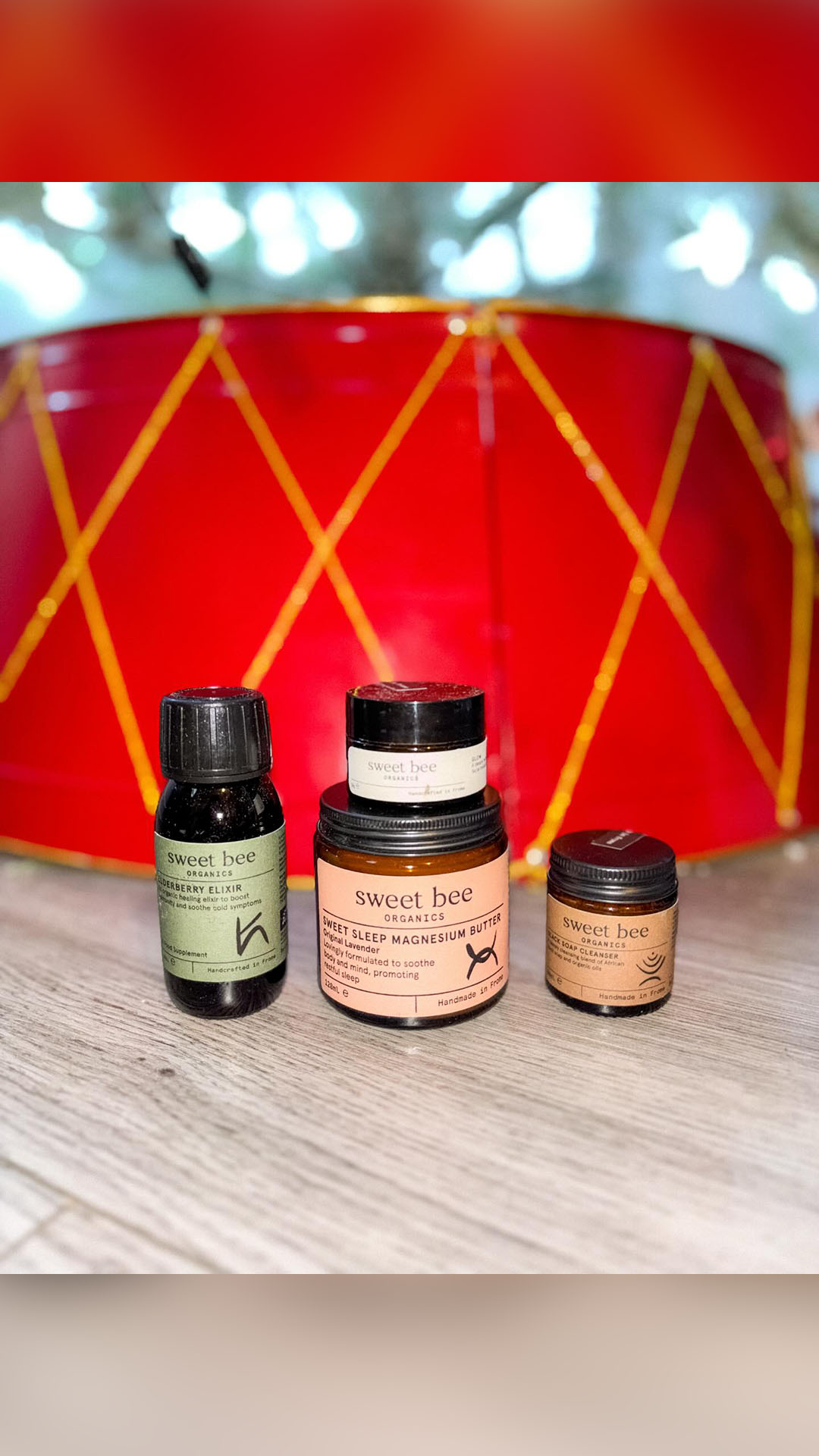 Sweet Bee Organics Facebook ad