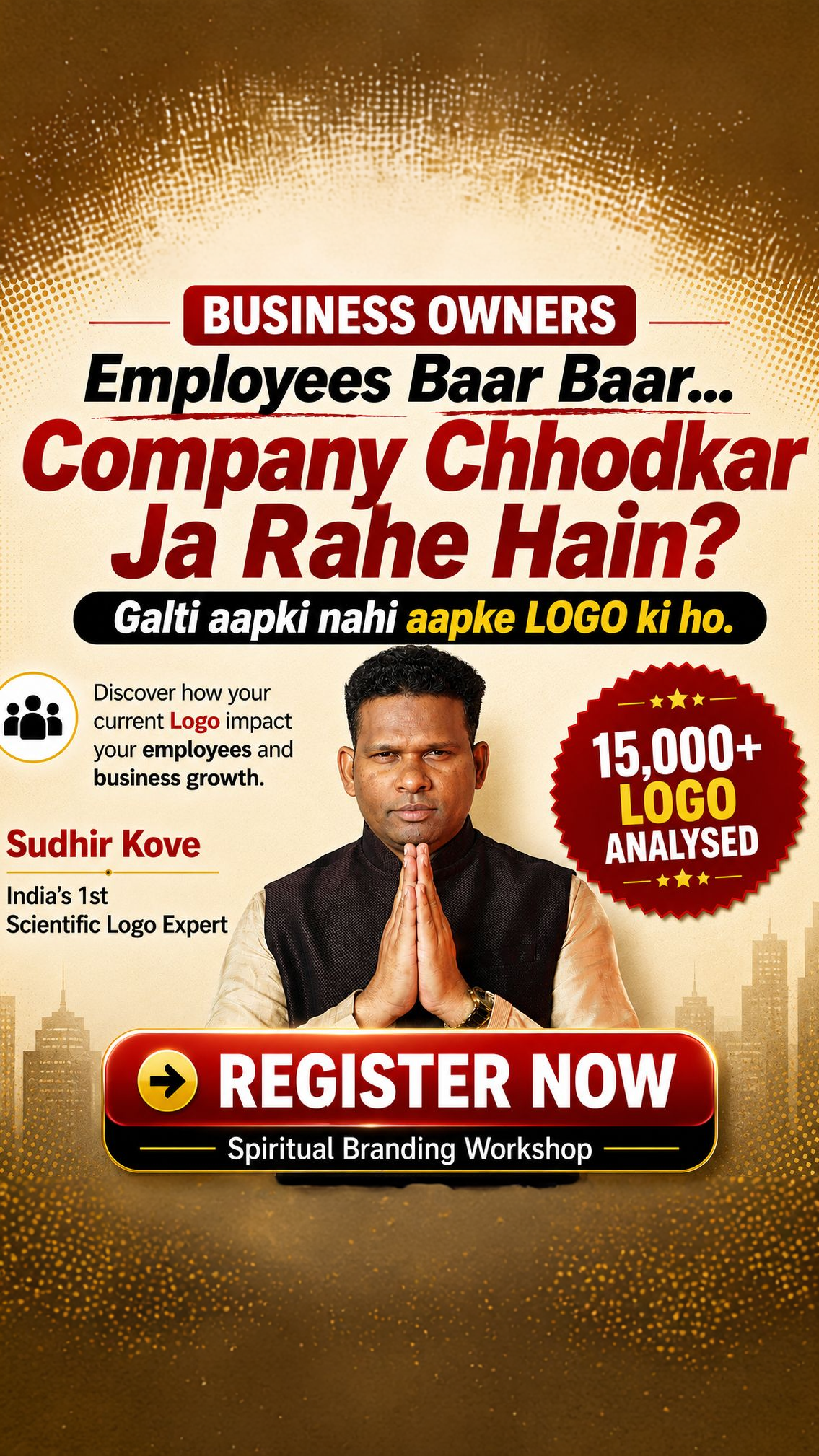 Scientific Logo Designing by Sudhir Kove Facebook ad