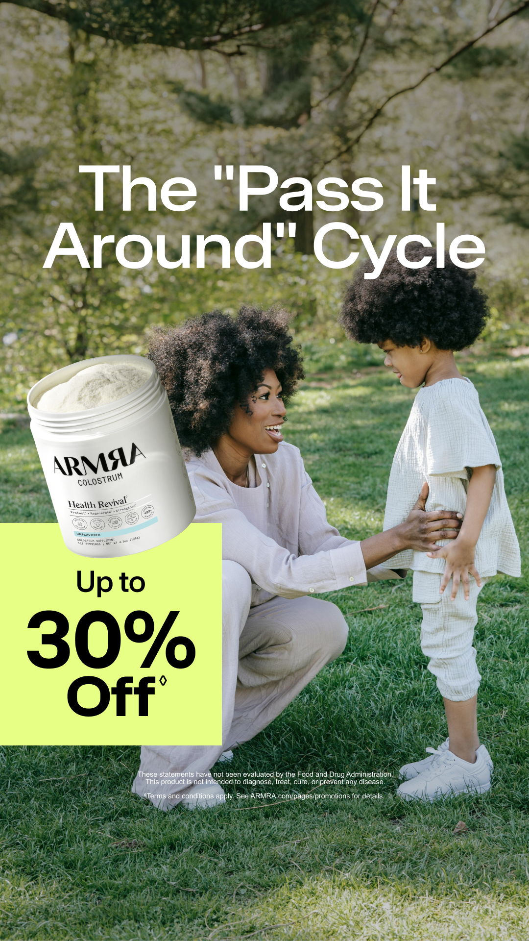 ARMRA Facebook ad
