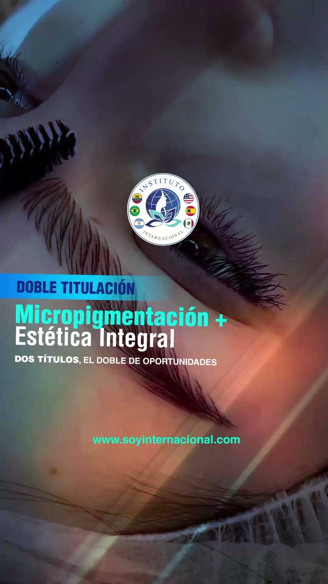 Instituto Internacional Cosmiatria Cosmetologia Micropigmentación Belleza Facebook ad: MATRÍCULA GRATIS