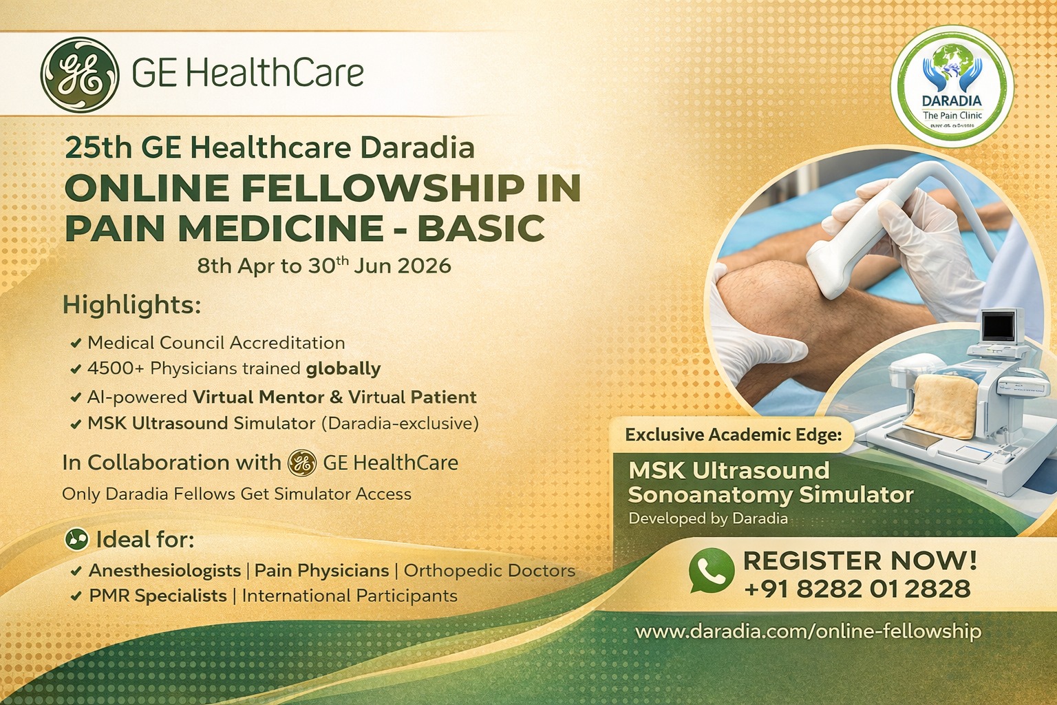 Daradia: The Pain Clinic Facebook ad