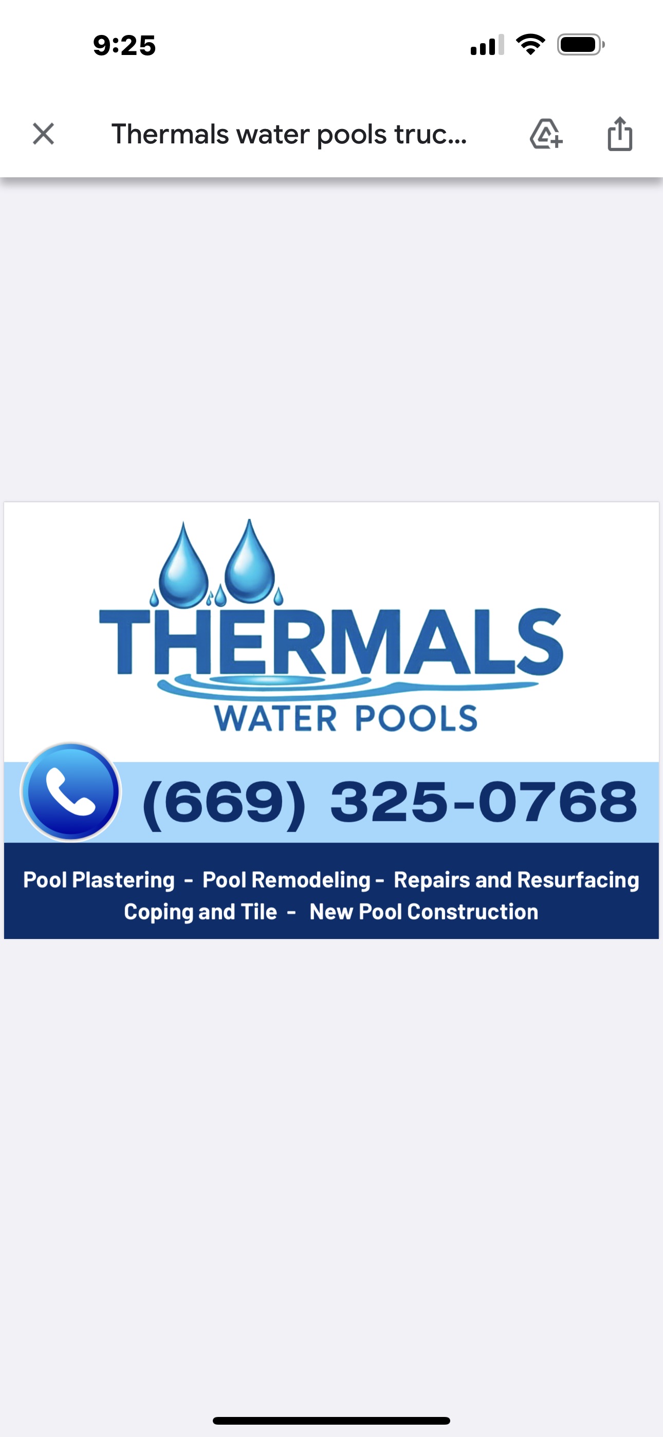 Thermalswaterpools,LLC Facebook ad