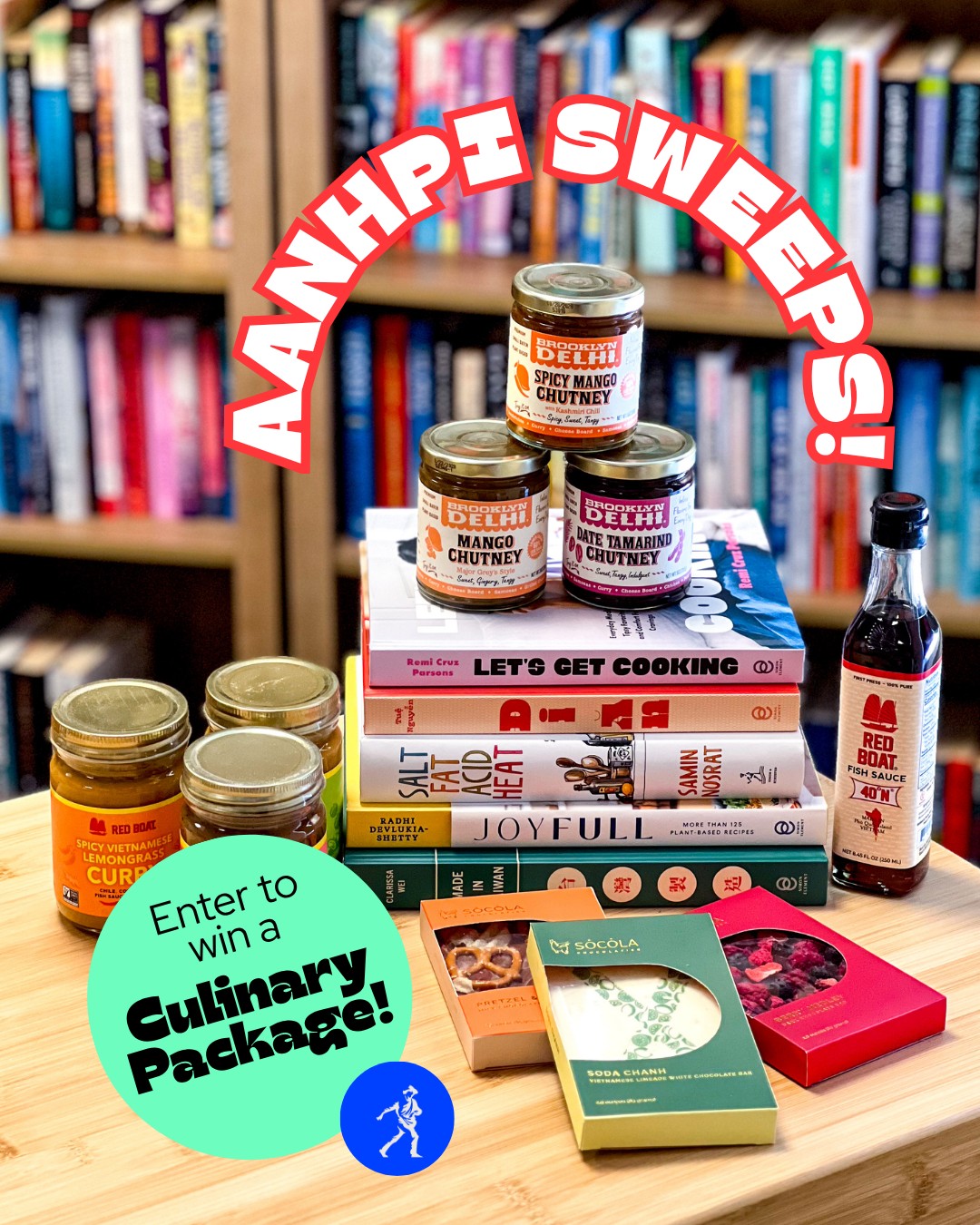 Simon & Schuster Facebook ad: This AANHPI Heritage Month, we're celebrating Asian cuisine…