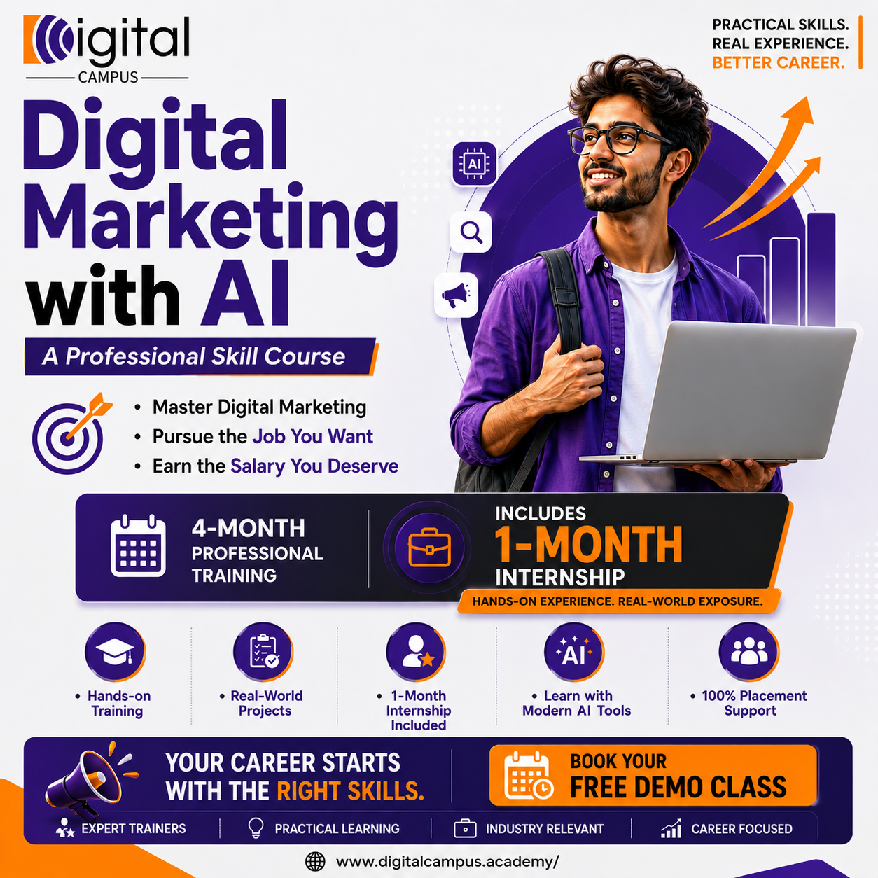 Digital Campus Academy Facebook ad from Sep 3, 2026