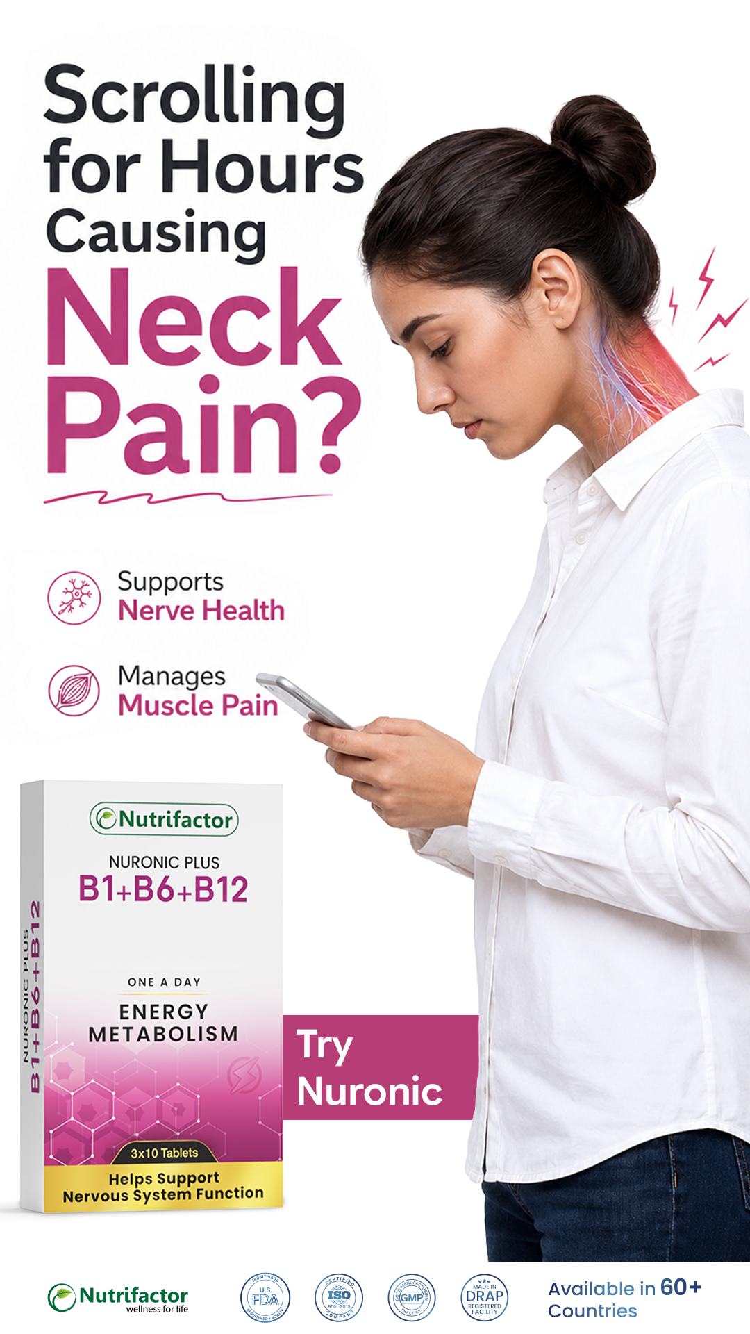 Nutrifactor Facebook ad: Nutrifactor Nuronic Plus