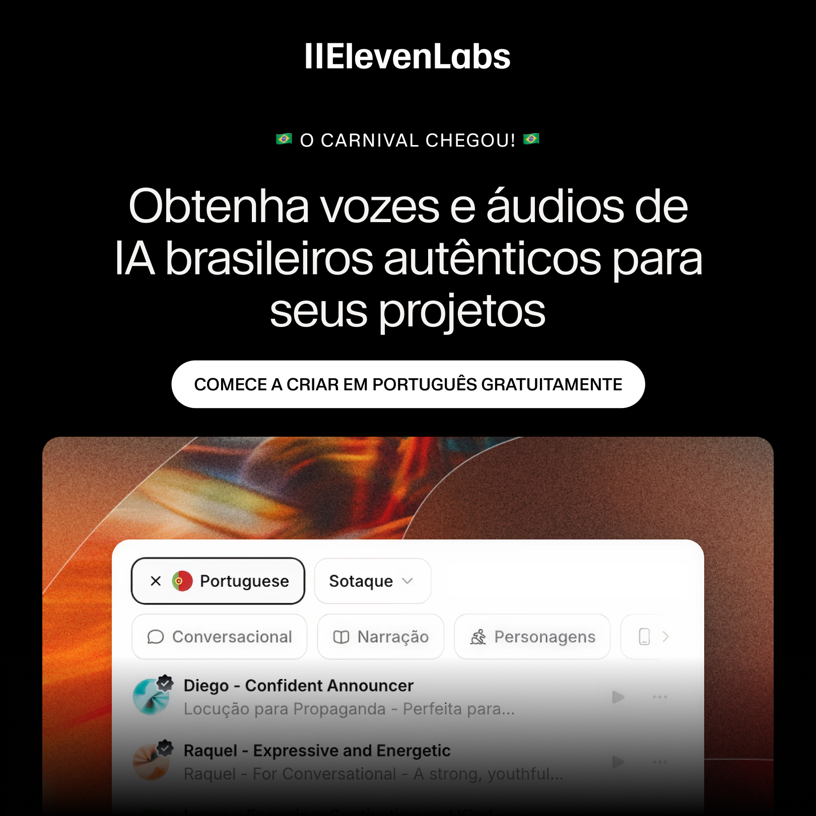 ElevenLabs Facebook ad