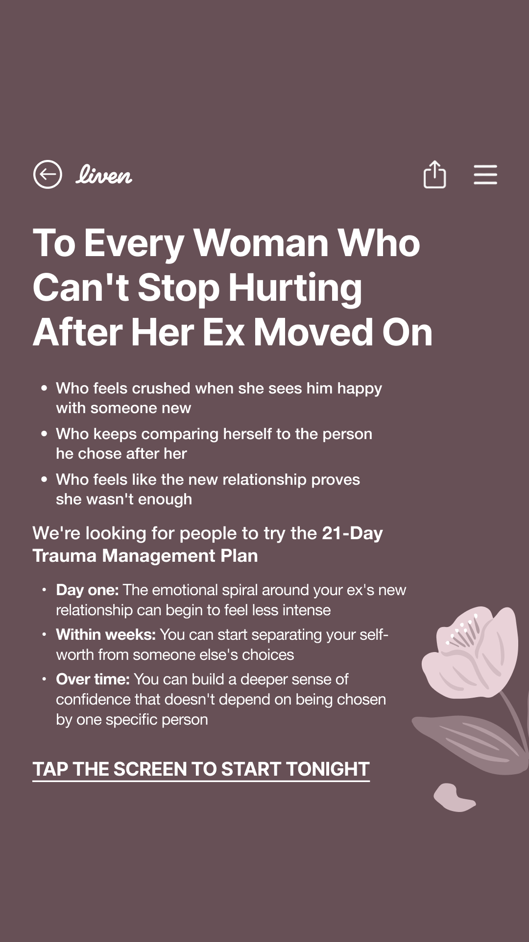 Olivia Parker Facebook ad