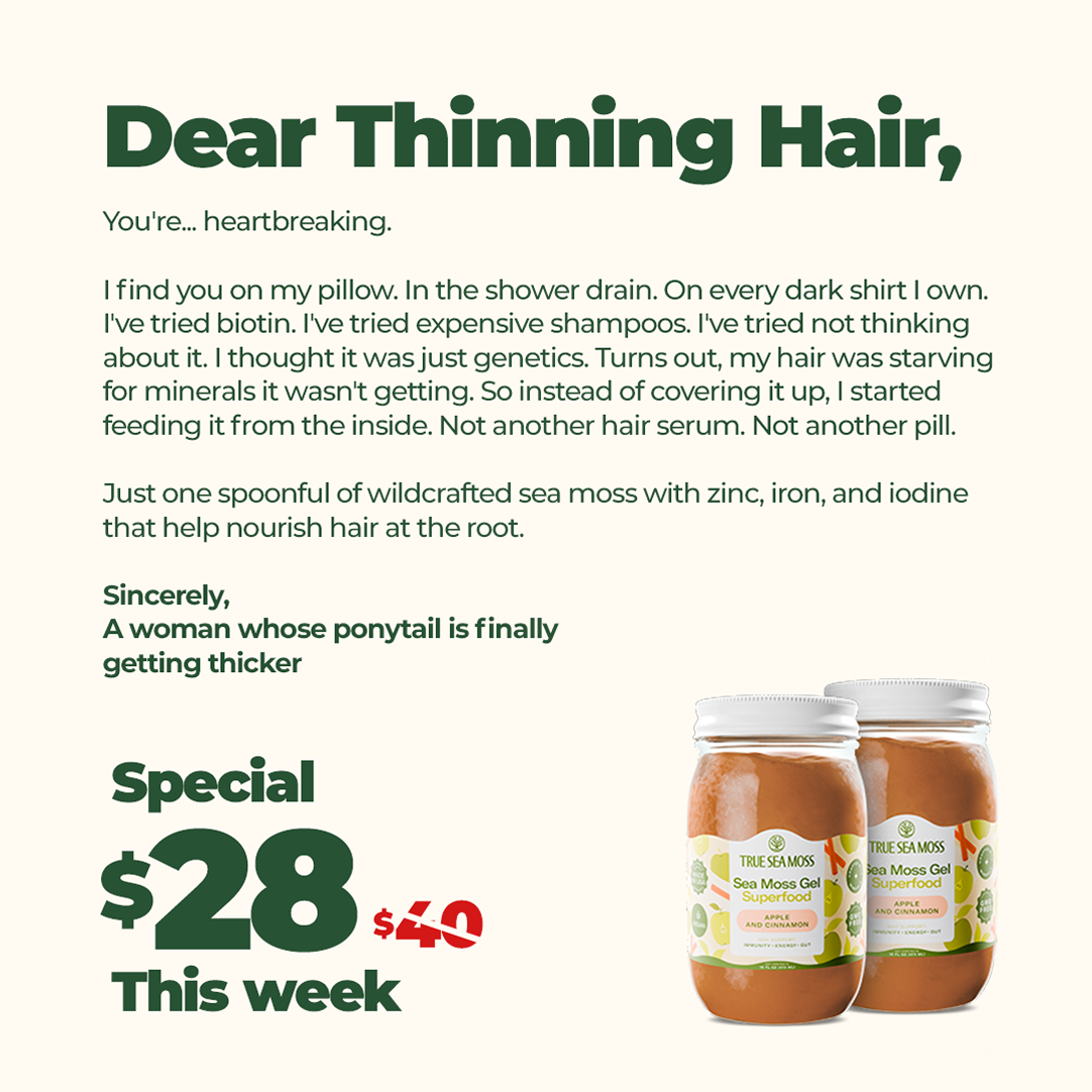 True Sea Moss Health Facebook ad