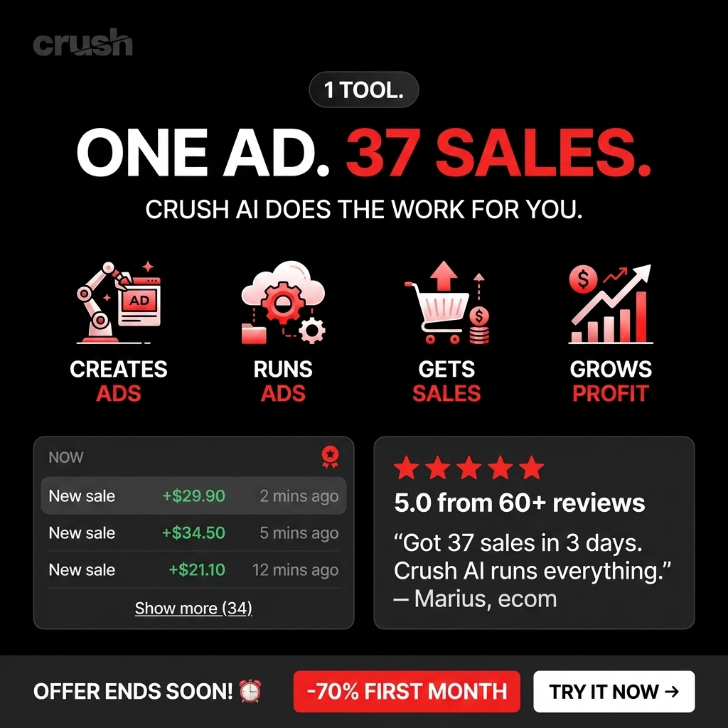 trycrush.ai Facebook ad