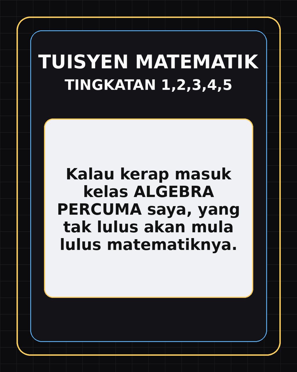 Cikgu faris Facebook ad
